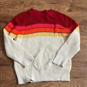Colorful Striped Women's Sweater